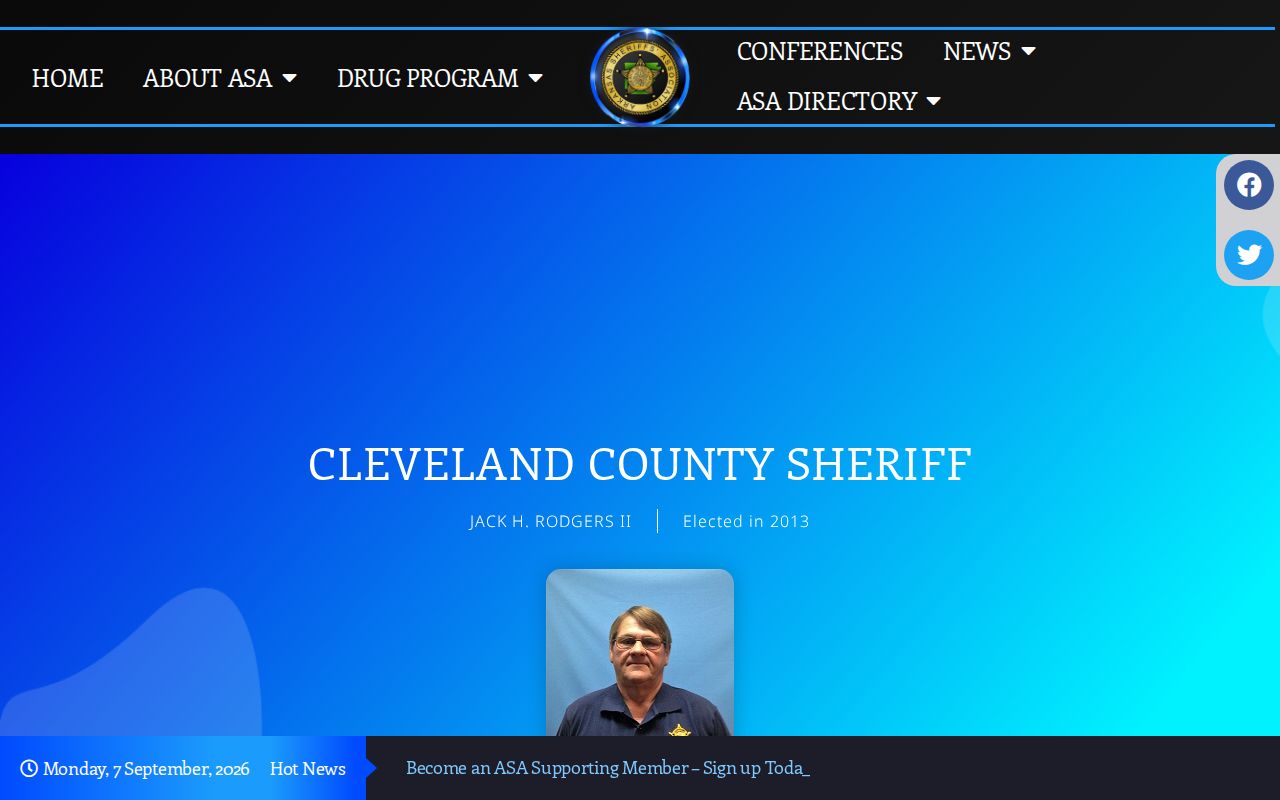Cleveland County sheriff and jail directory contact details